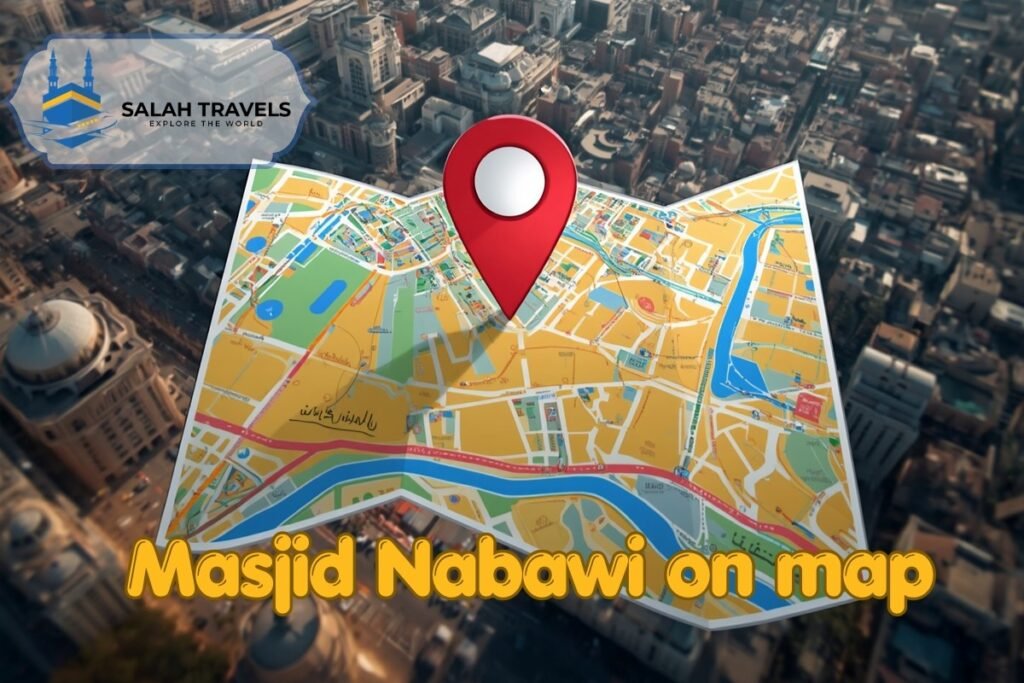 Masjid Nabawi Map With Salah Travels